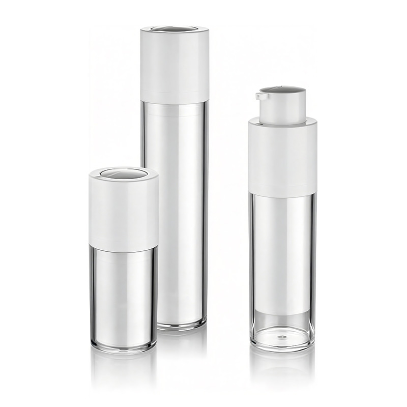 Garrafa Airless substituível de plástico